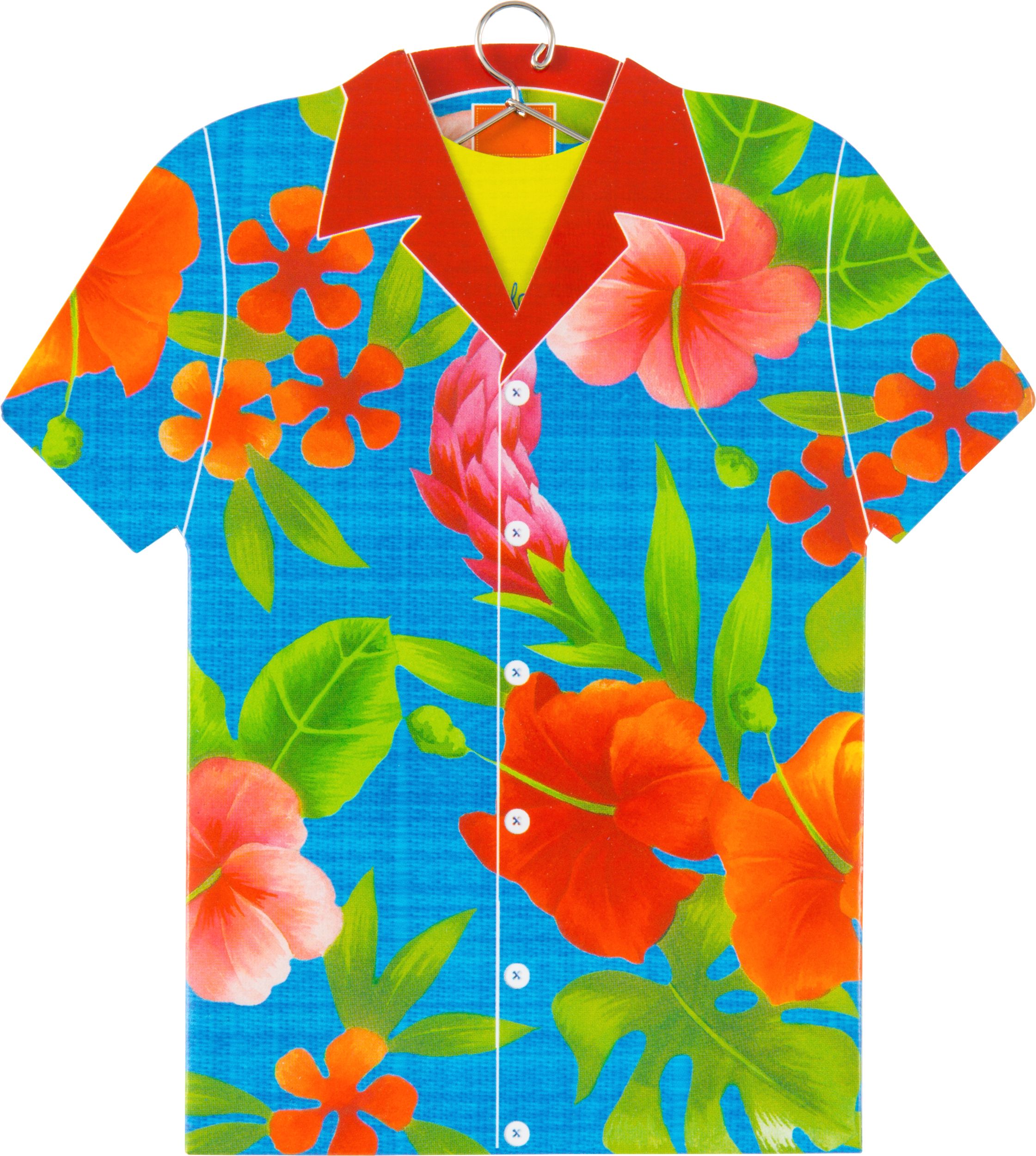 Premium Sliding Hawaiian Shirt Invitations, 8-pk Back_Flat