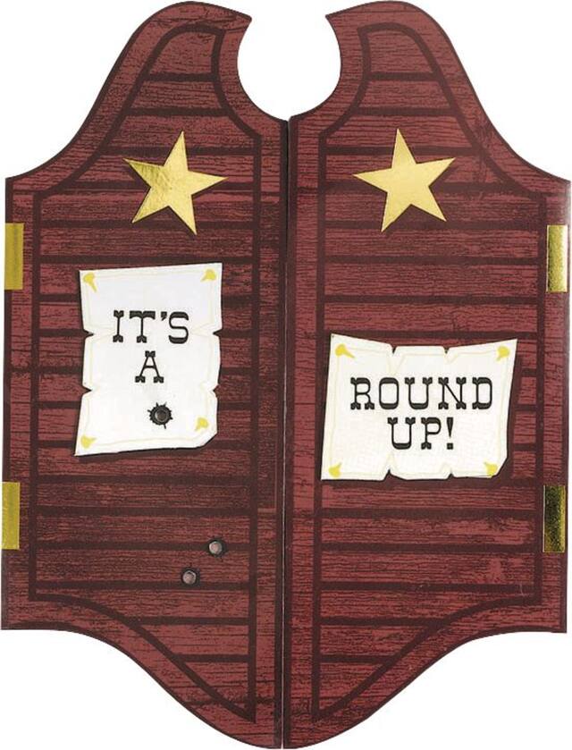 Invitation géante Round Up, paq. 8 Front_Flat