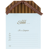 Fashion Surprise Invitations, 8-pk Front_Flat