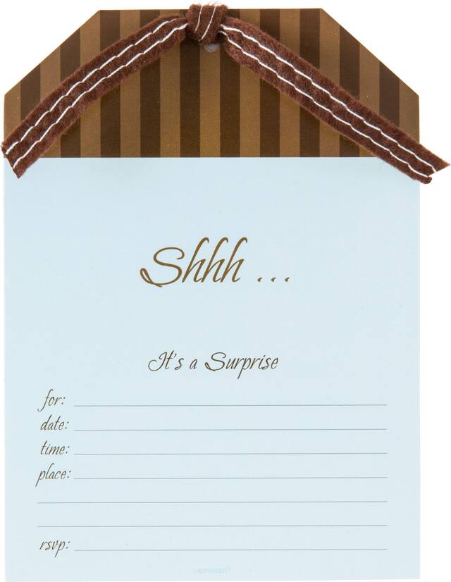 Invitations Expressions surprises, paq. 8 Front_Flat