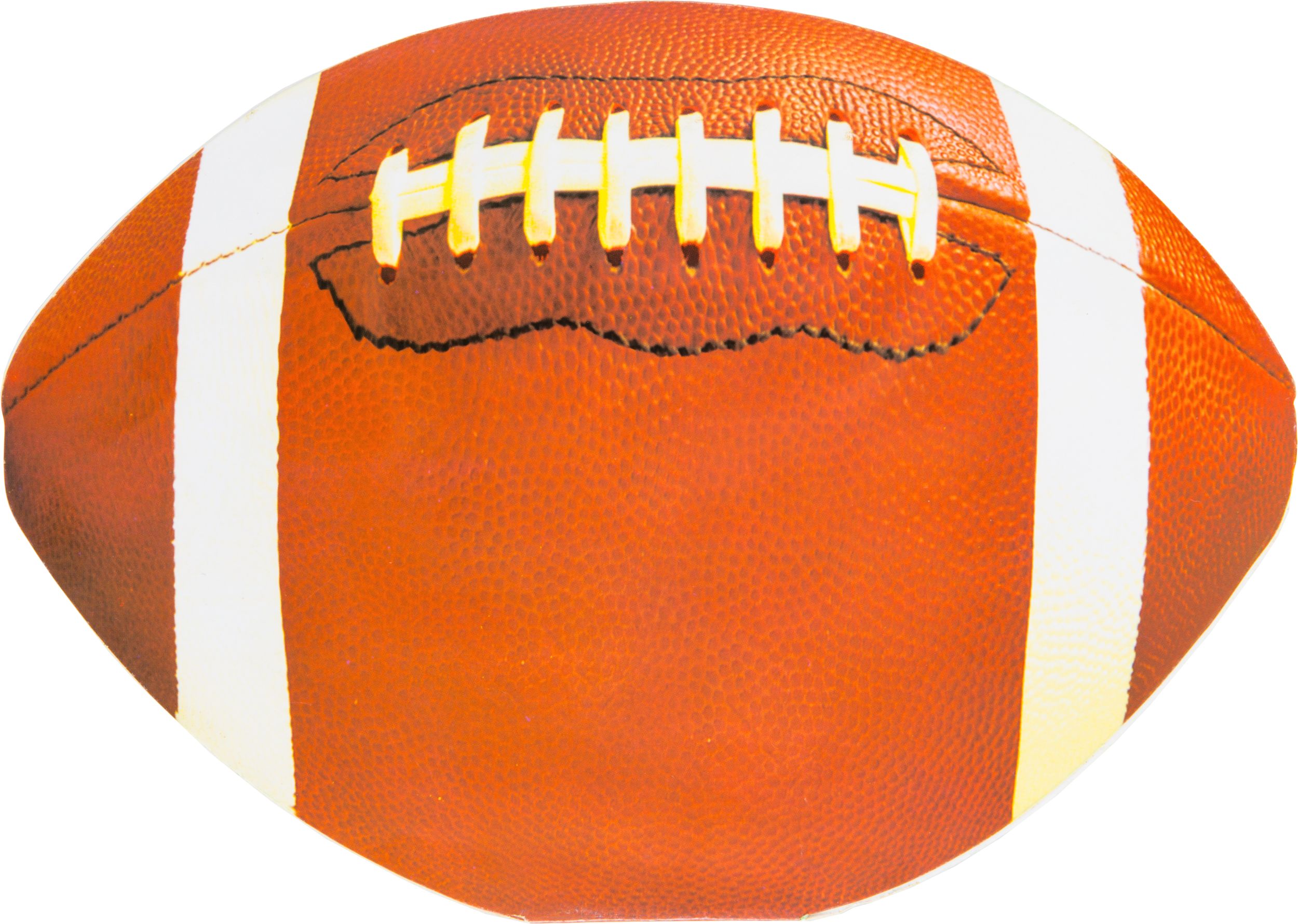 Jumbo Football Invitation, 8-pk Back_Flat