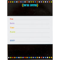 Large Birthday Cheer Invitation, 8-pk Front_Flat