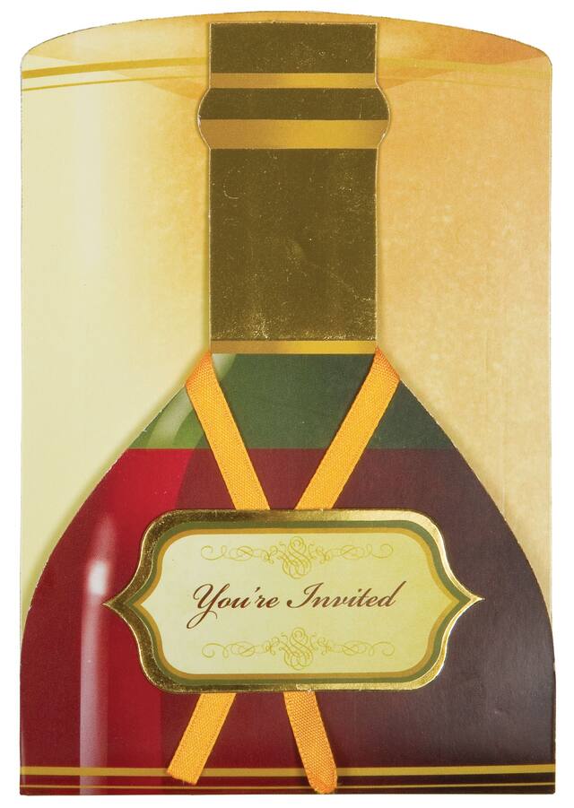 Large Vintage Invitations, 8-pk Front_Flat