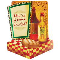 Invitations géantes italiennes, paq./8 Front_Flat