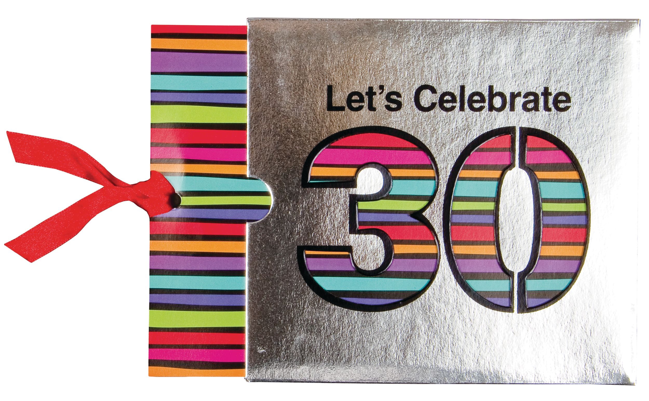 30th Birthday Jumbo Invitations, 8-pk Front_Flat