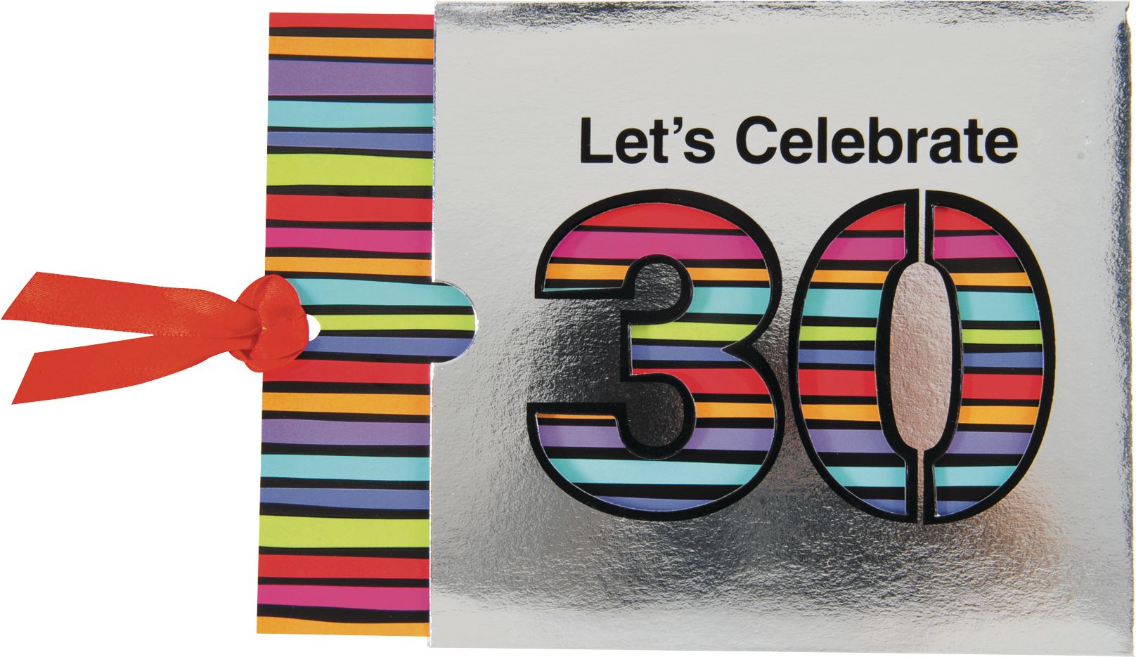 30th Birthday Jumbo Invitations, 8-pk Front_Flat
