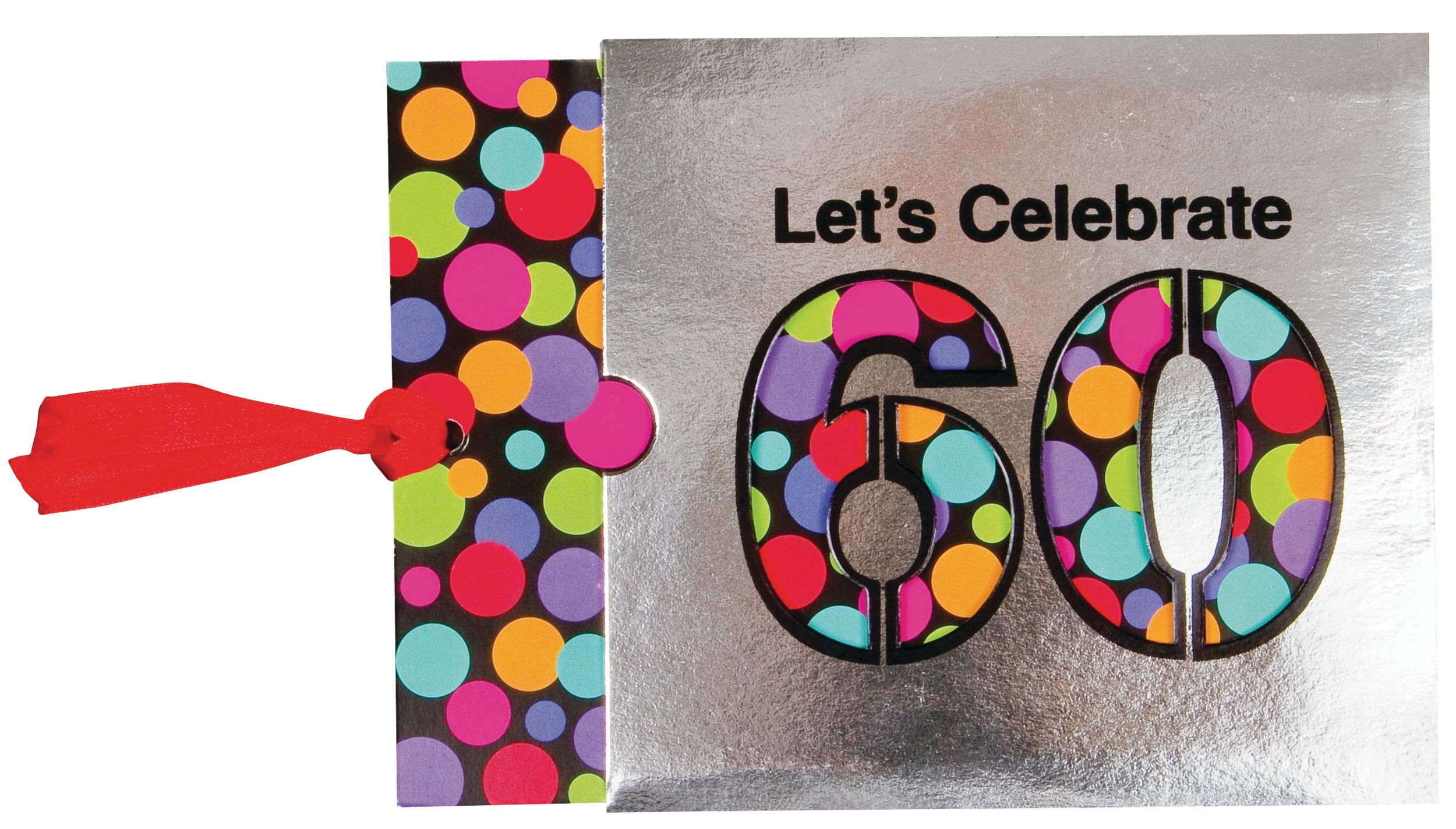 60th Birthday Jumbo Invitations, 8-pk Front_Flat
