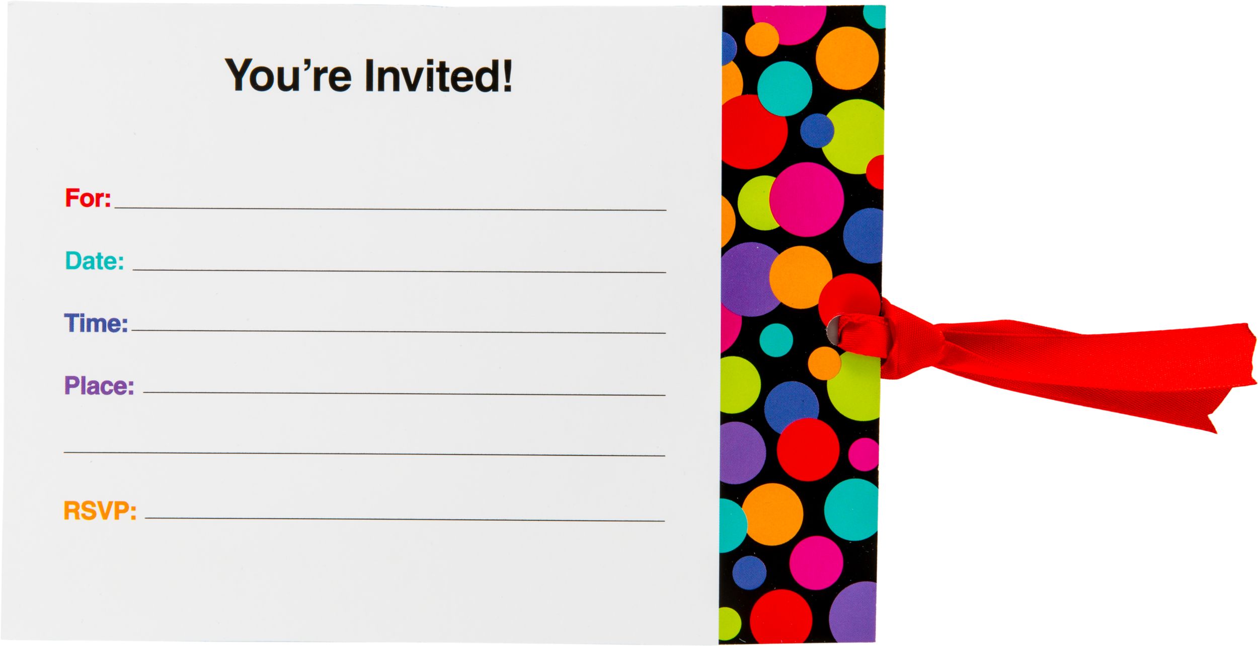 60th Birthday Jumbo Invitations, 8-pk Front_Flat