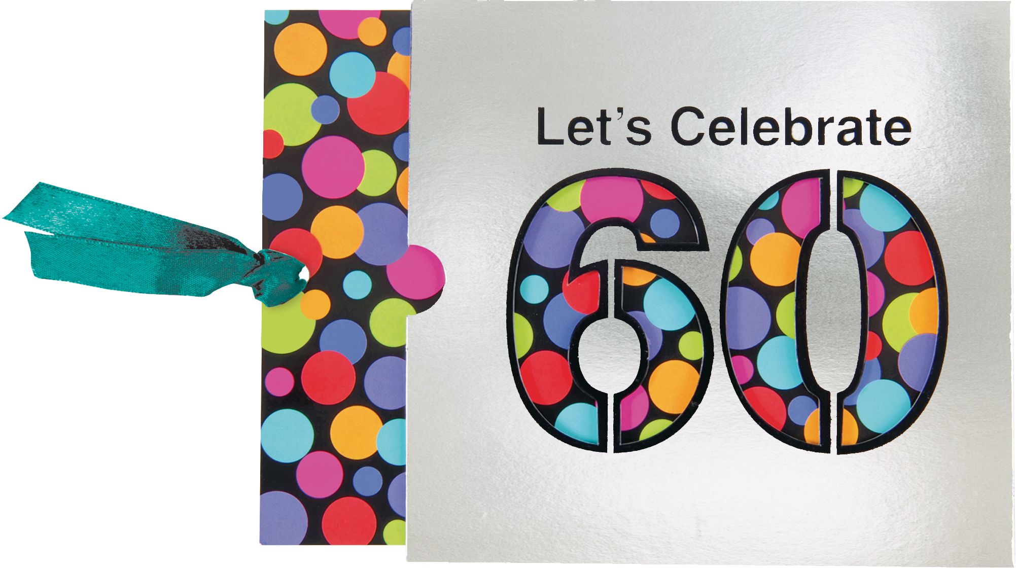 60th Birthday Jumbo Invitations, 8-pk Front_Flat