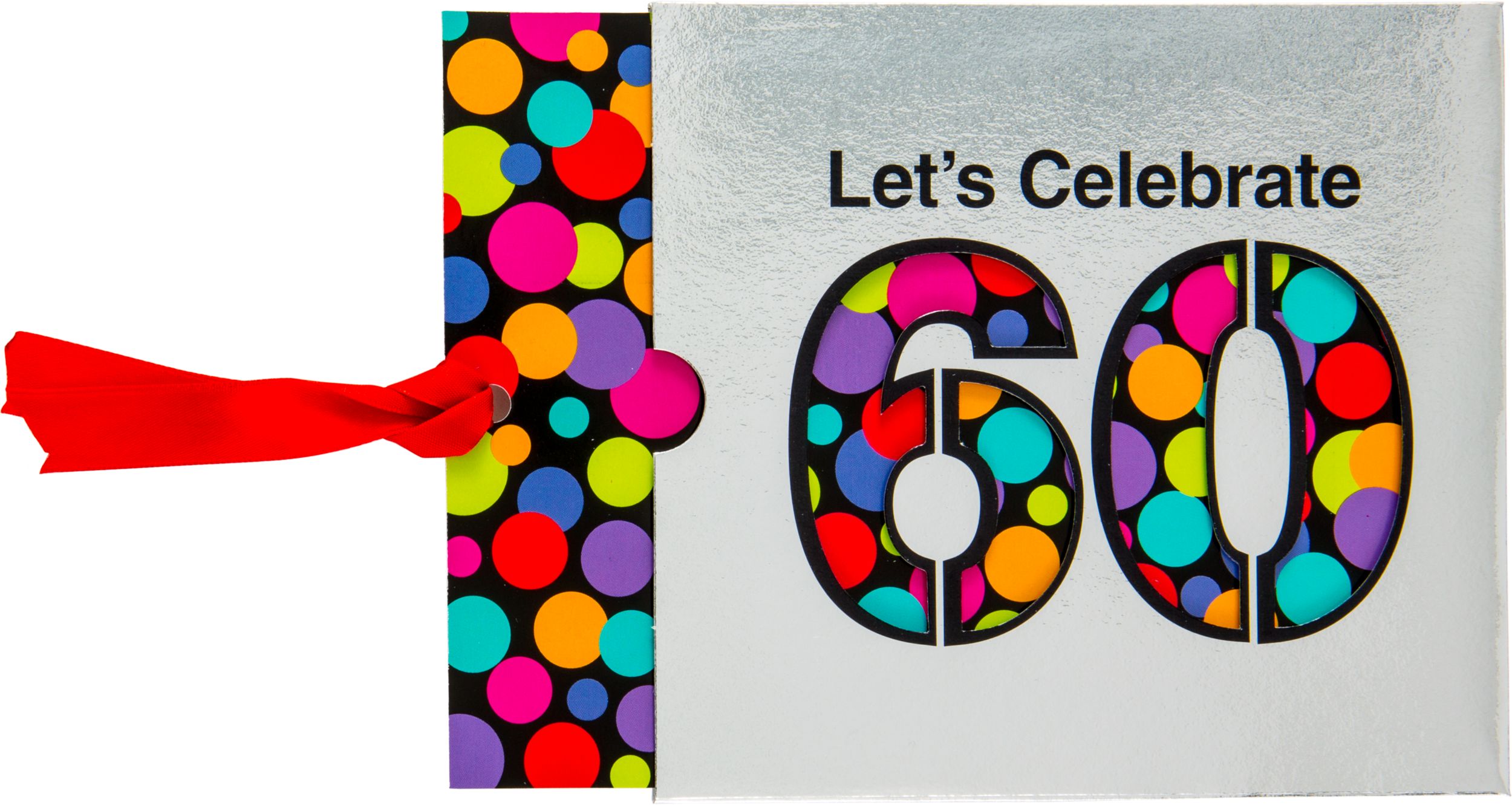 60th Birthday Jumbo Invitations, 8-pk Back_Flat
