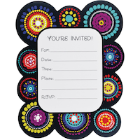 Fun Graphic Invitations, 50-pk Front_Flat
