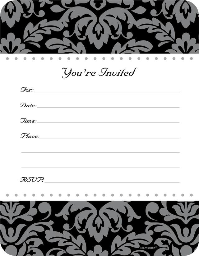 Invitations Jour spécial, paq. 50 Front_Flat