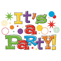 Invitations Party Time, paq. 8 Front_Flat