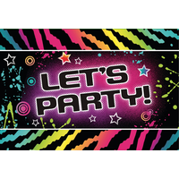 Totally Awesome Invitations, 8-pk Front_Flat