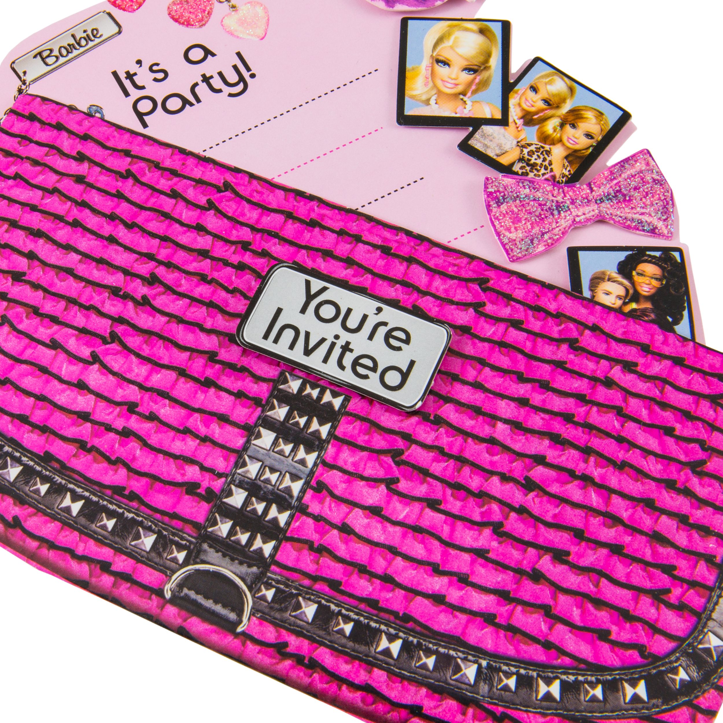 Large Barbie Invitations, 8-pk CloseUp