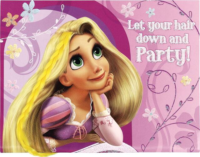 Large Tangled Invitations, 8-pk Front_Flat