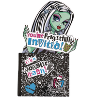 Large Monster High Invitations, 8-pk Front_Flat