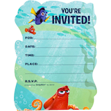 Premium Prismatic Finding Dory Invitations, 8-pk Front_Flat