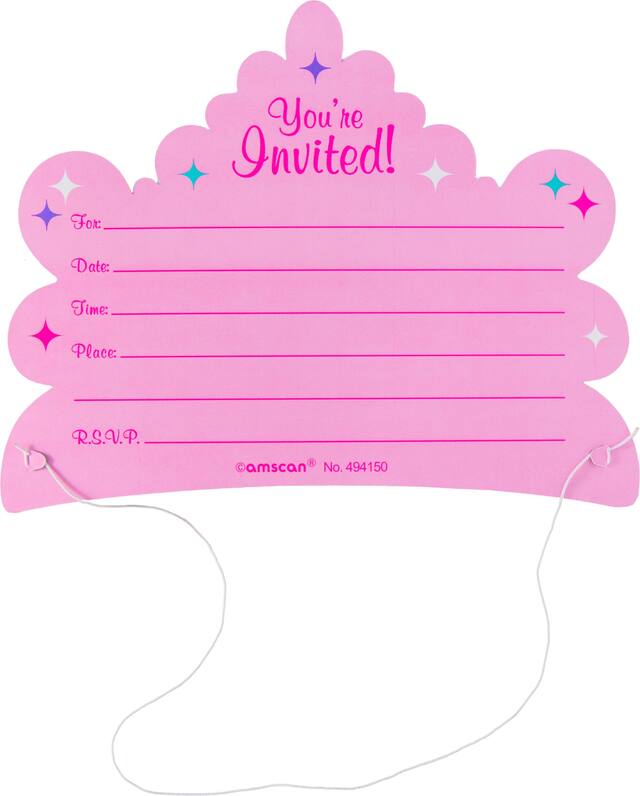 Invitations scintillantes Cachemire passionnant de qualité supérieure, paq. 8 Front_Flat