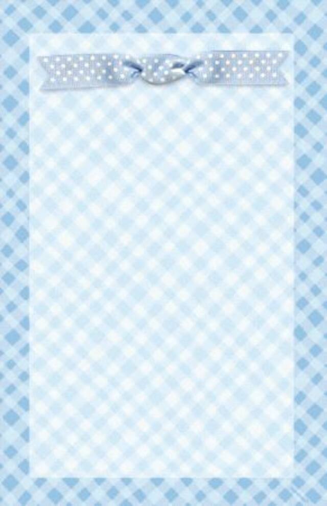 Baby Boy Announcement Kit, 50-pk Front_Flat