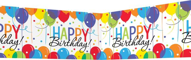 Rouleau de papier peint ballon en fête arc-en-ciel Front_Flat