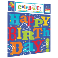 Décor de scène Fête d'anniversaire, paq. 5 Front_Angled_Right