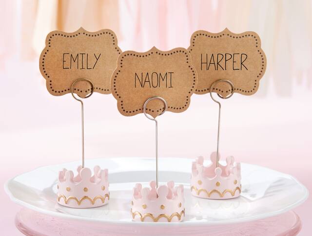 Marque-place Petite Princesse, paq. 1 Front_Flat