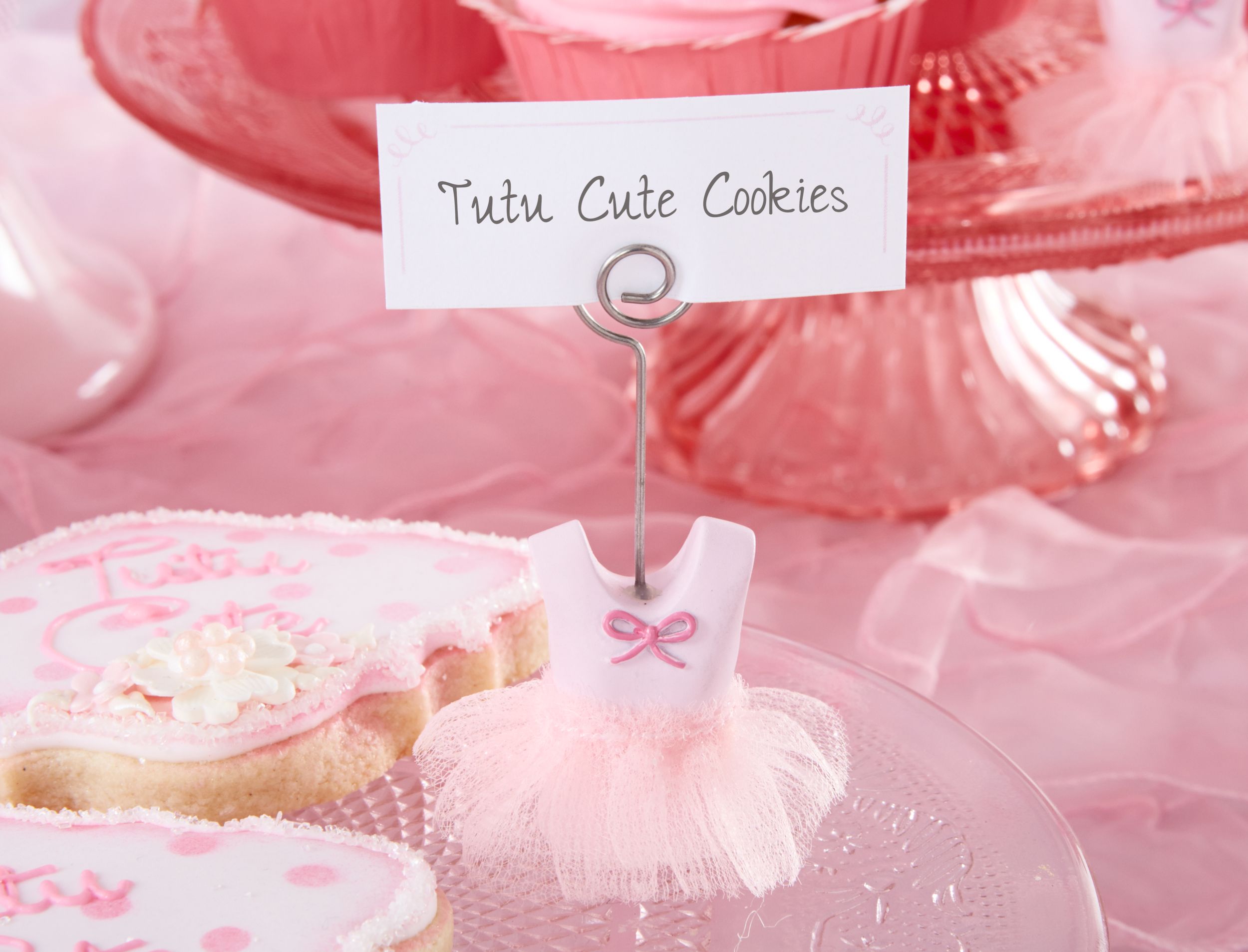 Tutu Place Card Holder Front_Flat