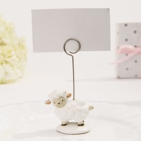 Support pour marque-place bébé agneau Front_Flat