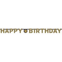 Prismatic Happy Birthday Banner - Sparkling Celebration Front_Flat