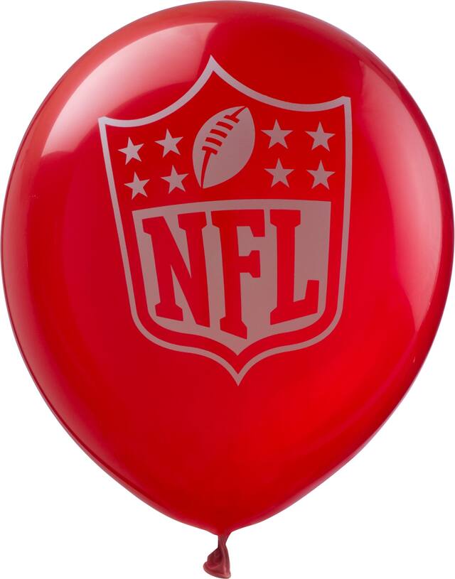 Ballons NFL, paq. 6 Front_Flat