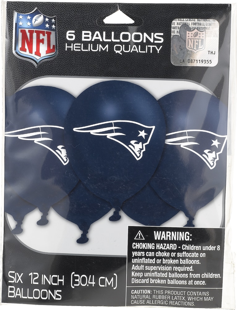 New England Patriots Balloons, 6pk Canadian Tire