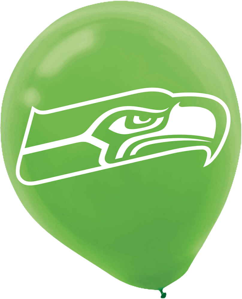 Seattle Seahawks Balloons, 6pk Canadian Tire