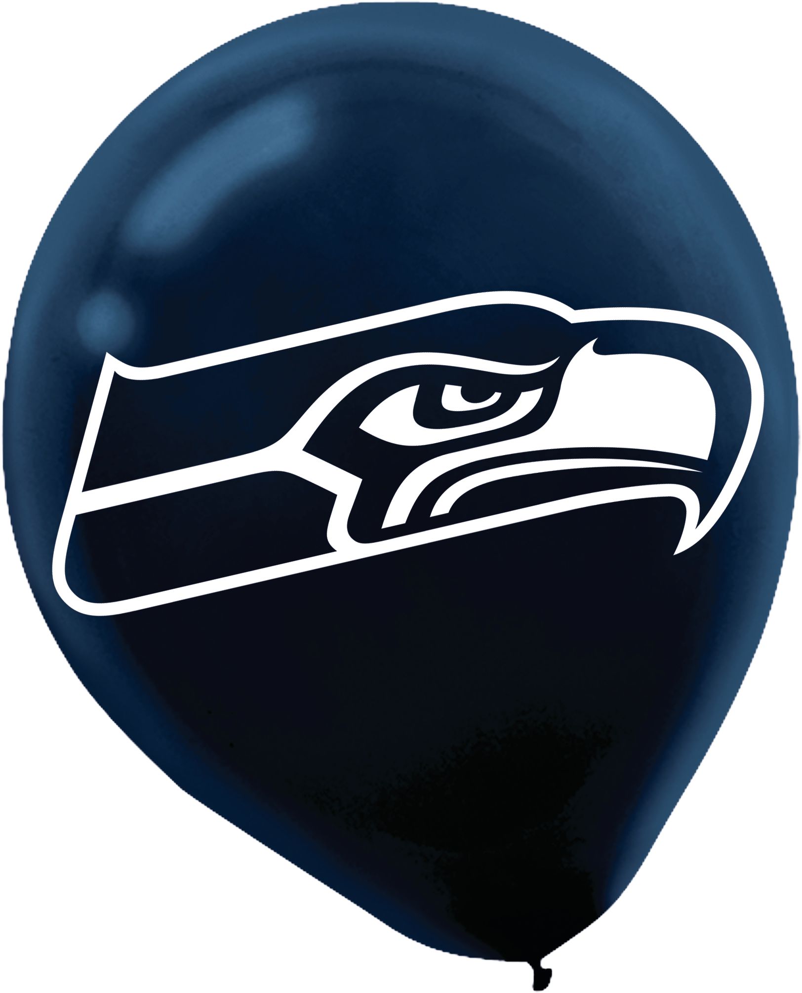 Seattle Seahawks Balloons, 6-pk Front_Flat