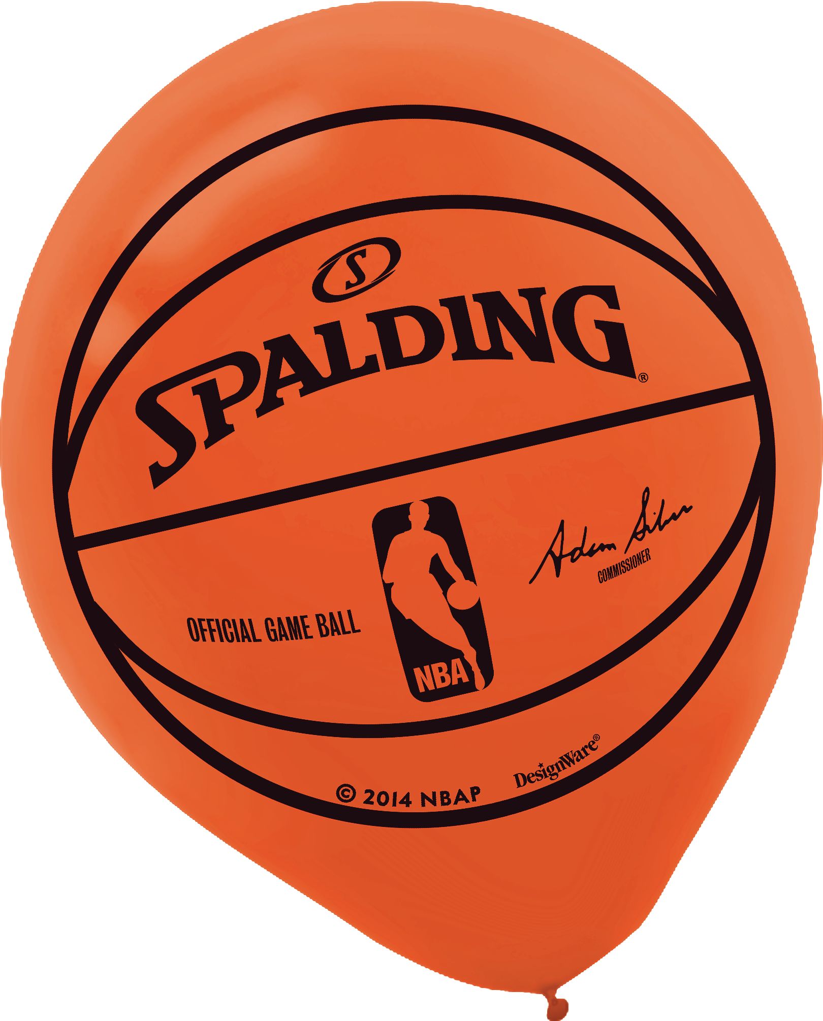 Spalding Balloons, 6-pk Front_Flat