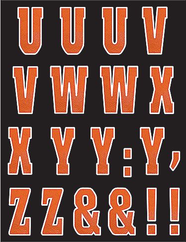 Giant Spalding Basketball Personalized Banner Kit Front_Flat