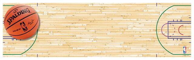 Giant Spalding Basketball Personalized Banner Kit Front_Flat