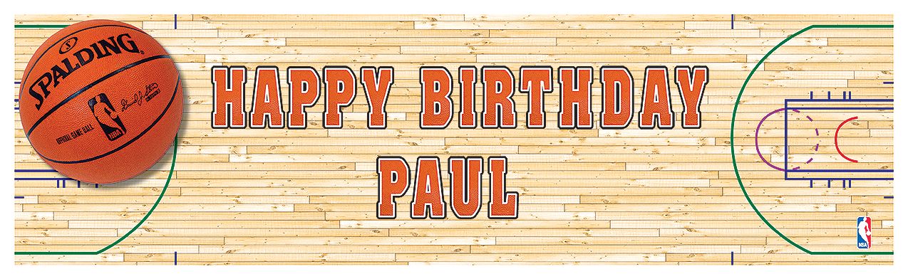 Giant Spalding Basketball Personalized Banner Kit Front_Flat