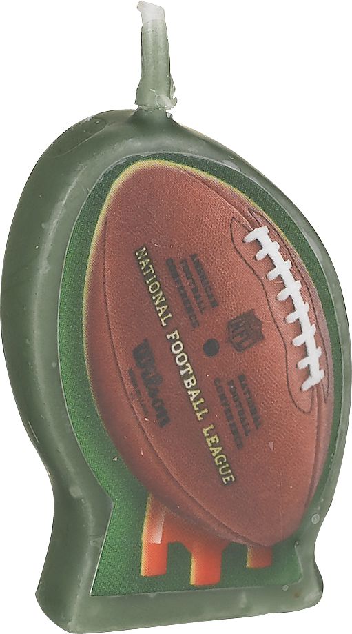 NFL Birthday Candles, 4-pk Front_Three_Fourths_Angled_Right