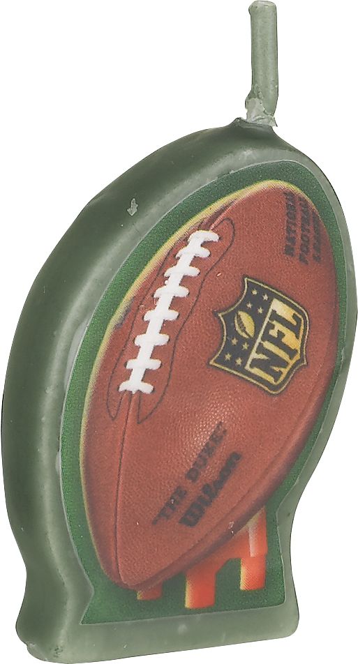 NFL Birthday Candles, 4-pk Front_Three_Fourths_Angled_Right