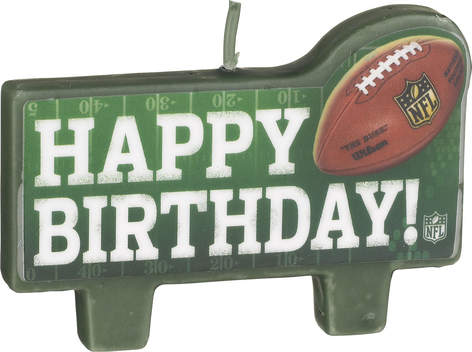 NFL Birthday Candles, 4-pk Front_Three_Fourths_Angled_Right