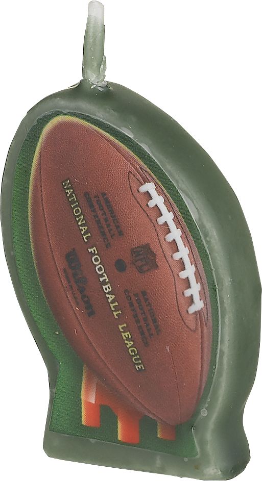NFL Birthday Candles, 4-pk Front_Three_Fourths_Angled_Left