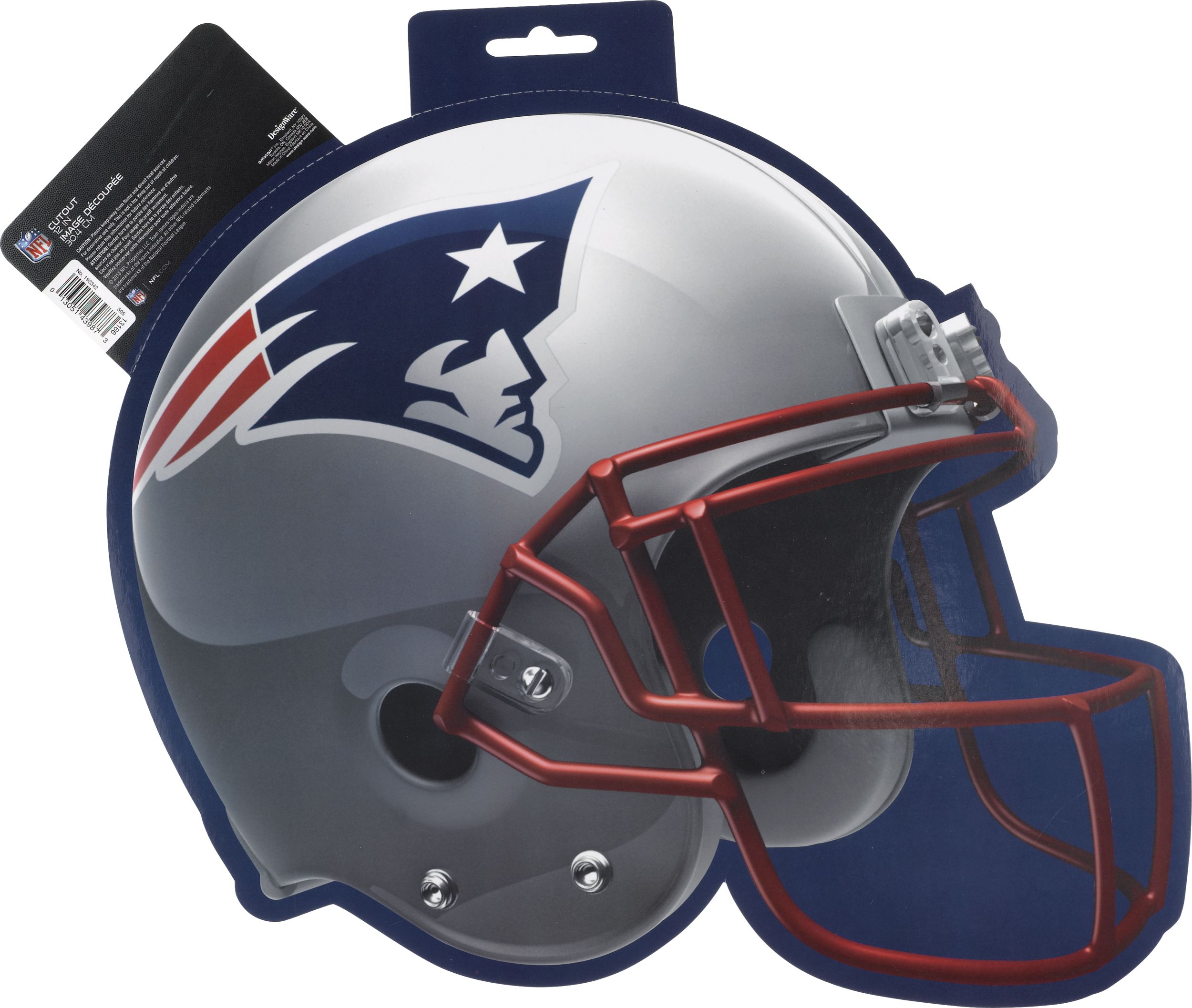 Découpe des New England Patriots Front_Flat