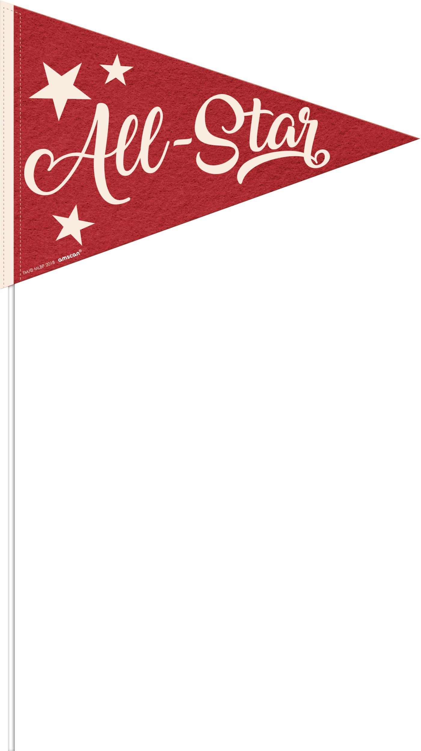 Rawlings Baseball Mini Pennants, 4-pk Front_Flat