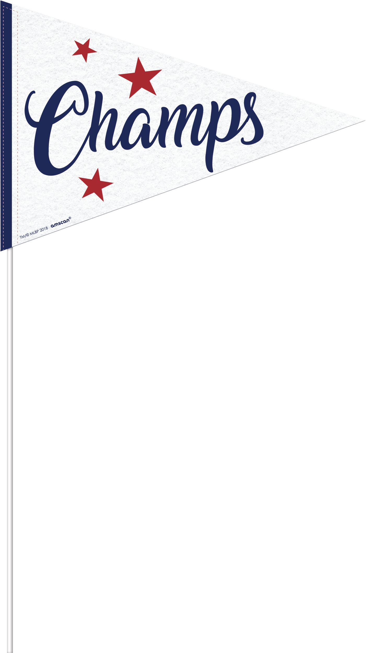 Rawlings Baseball Mini Pennants, 4-pk Front_Flat