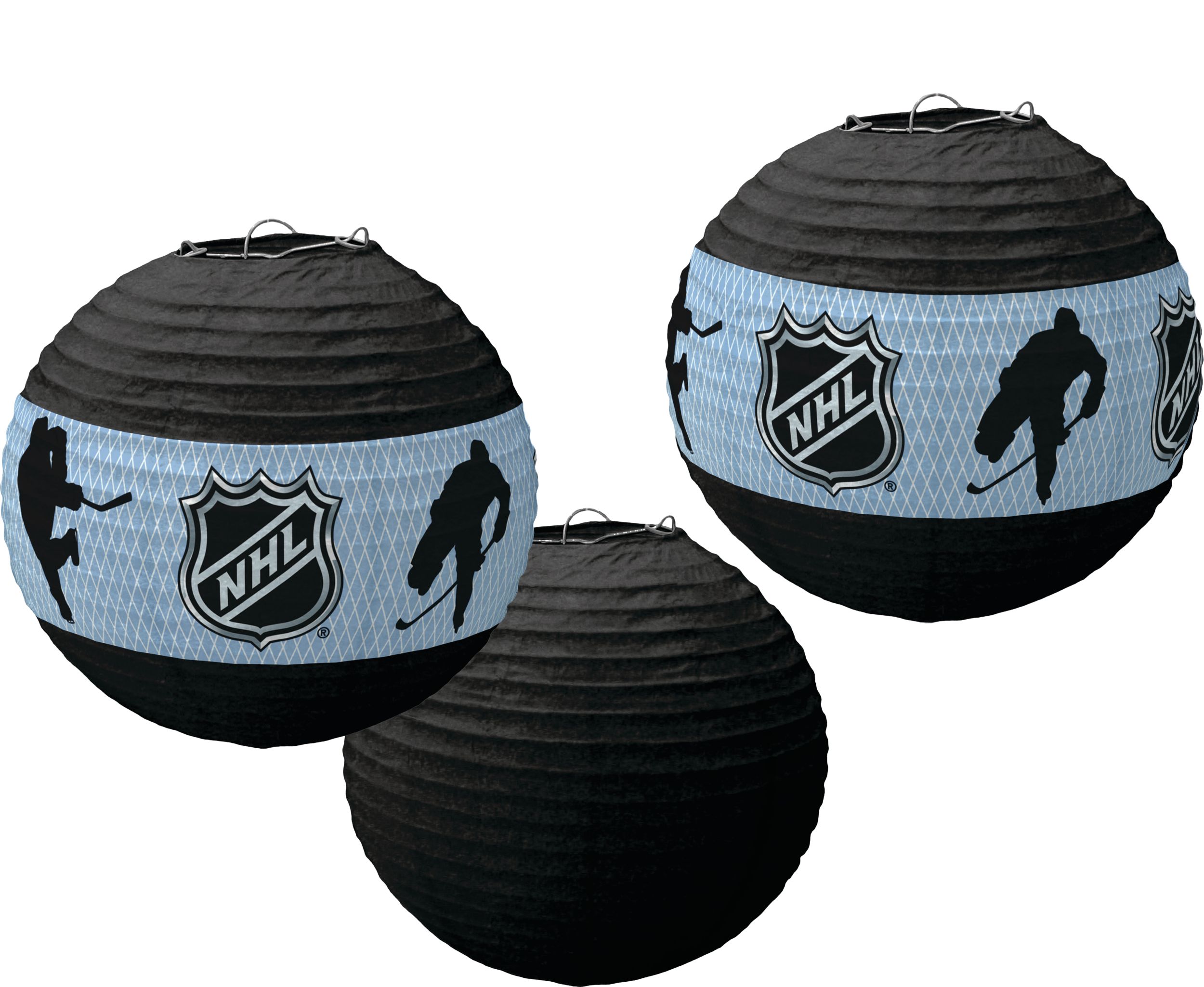 NHL Paper Lanterns, 3-pk Front_Elevated