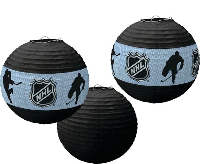 NHL Paper Lanterns, 3-pk Front_Elevated