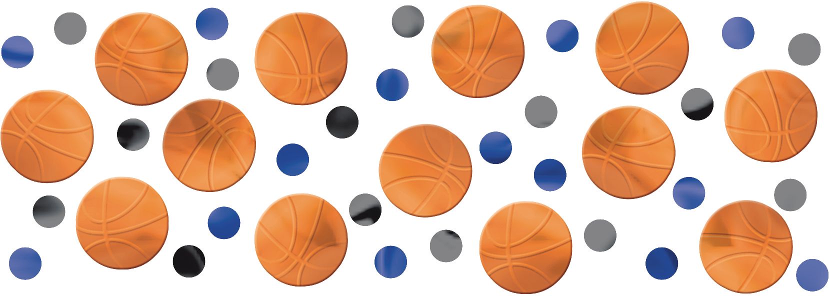 Spalding Basketball Confetti CloseUp