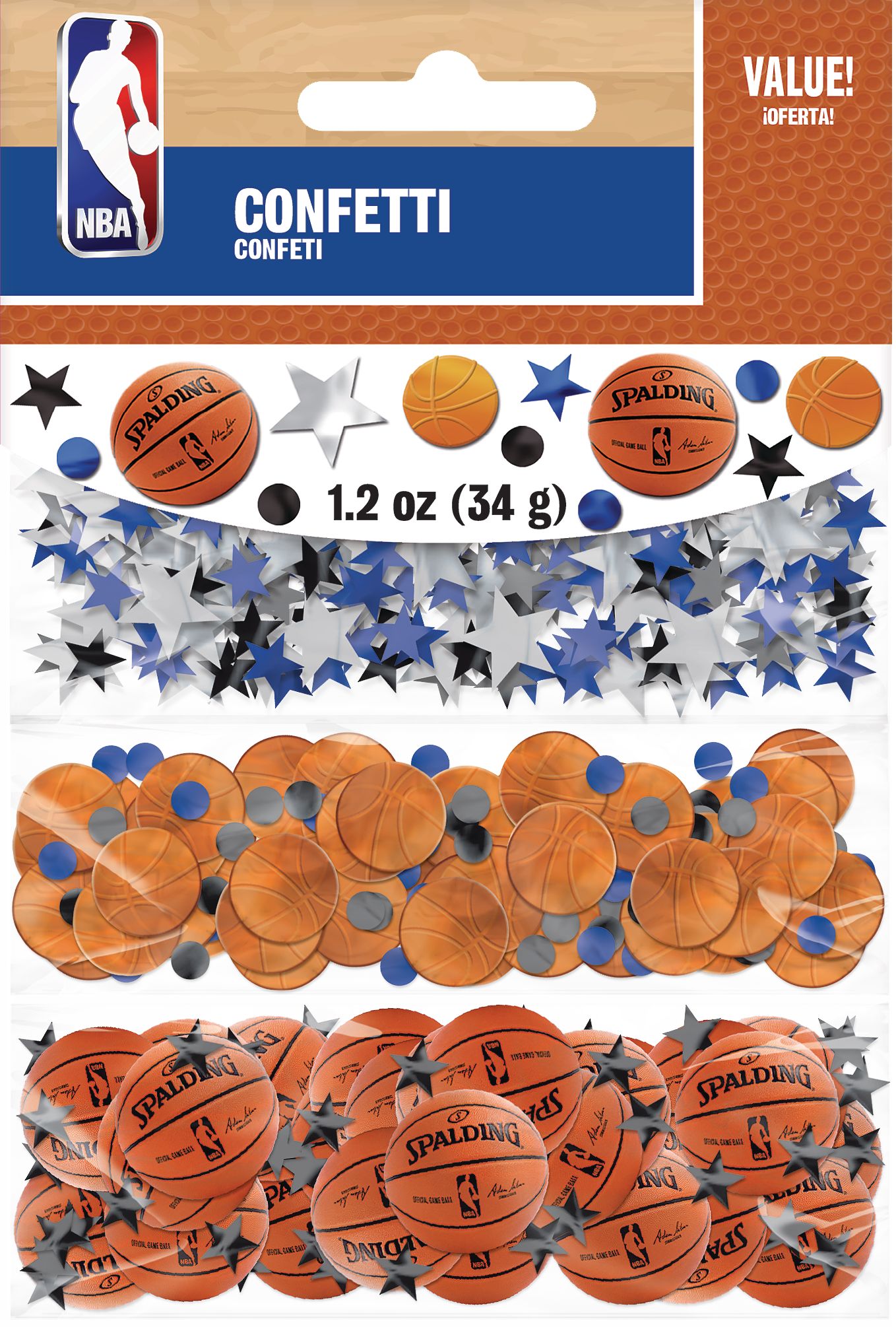 Spalding Basketball Confetti Front_Flat