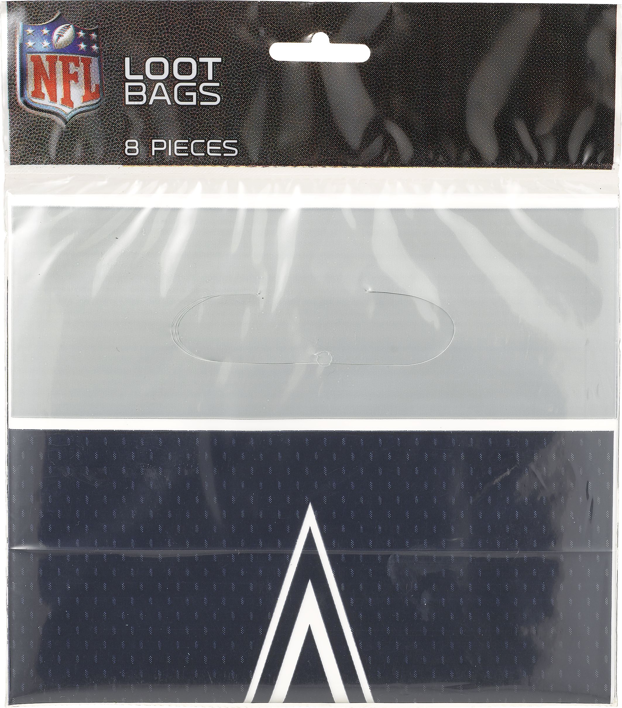 Dallas Cowboys Favour Bags, 8-pk Front_Flat